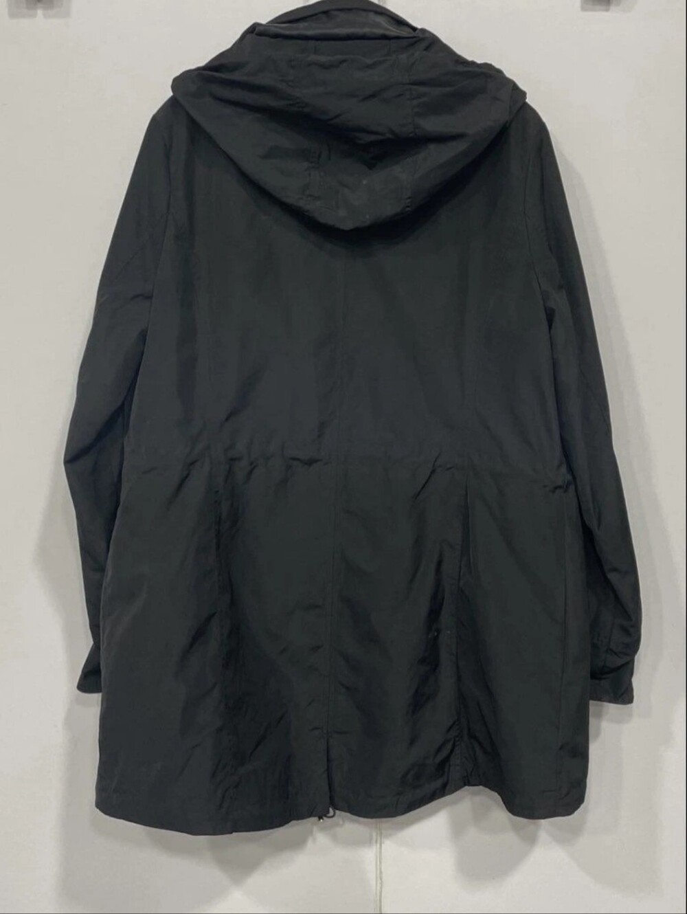 MICHAEL Michael Kors Black Jacket w/ Hood, Utility Lightweight Jacket Size Large - Picture 2 of 4